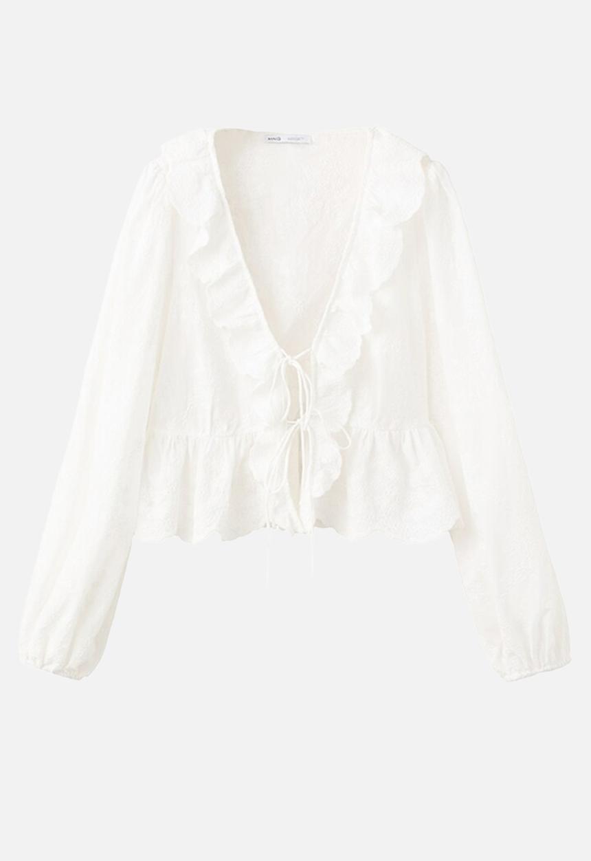 MANGO - Blouse glicine - natural