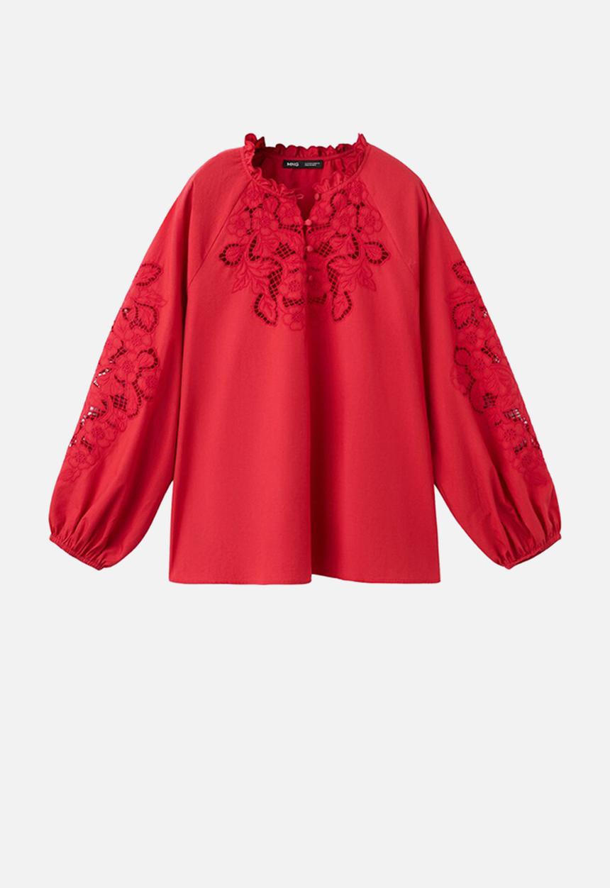 MANGO - Blouse betty - red
