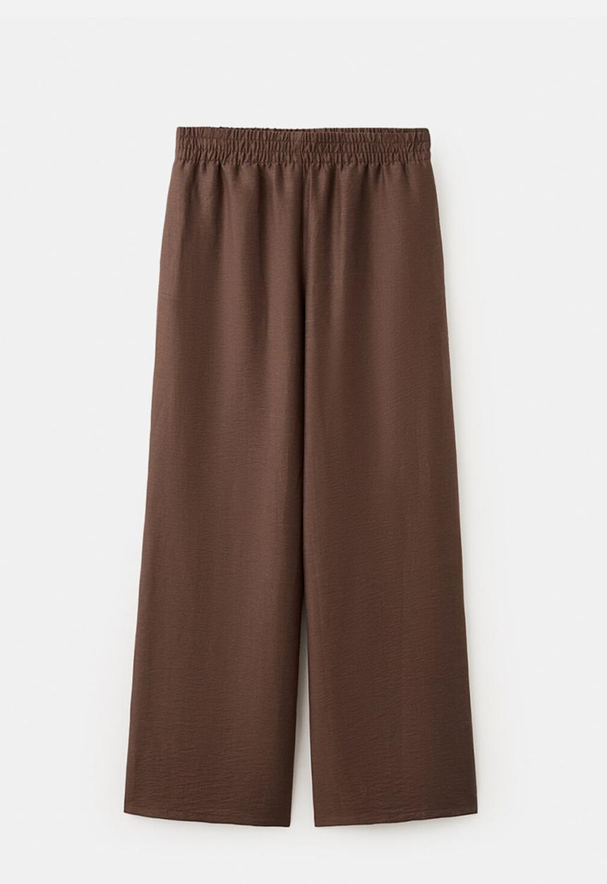 MANGO - Trousers safa - brown