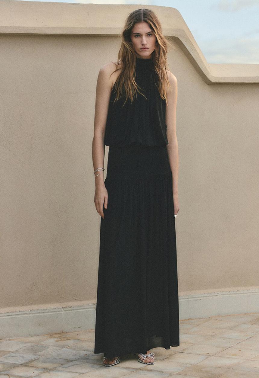 MANGO - Dress jelly - black