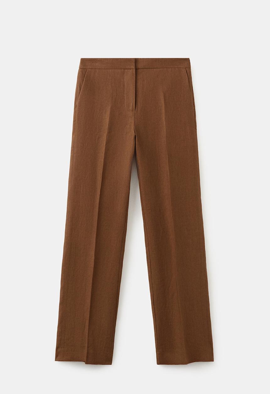 MANGO - Plus trousers boreli - brown