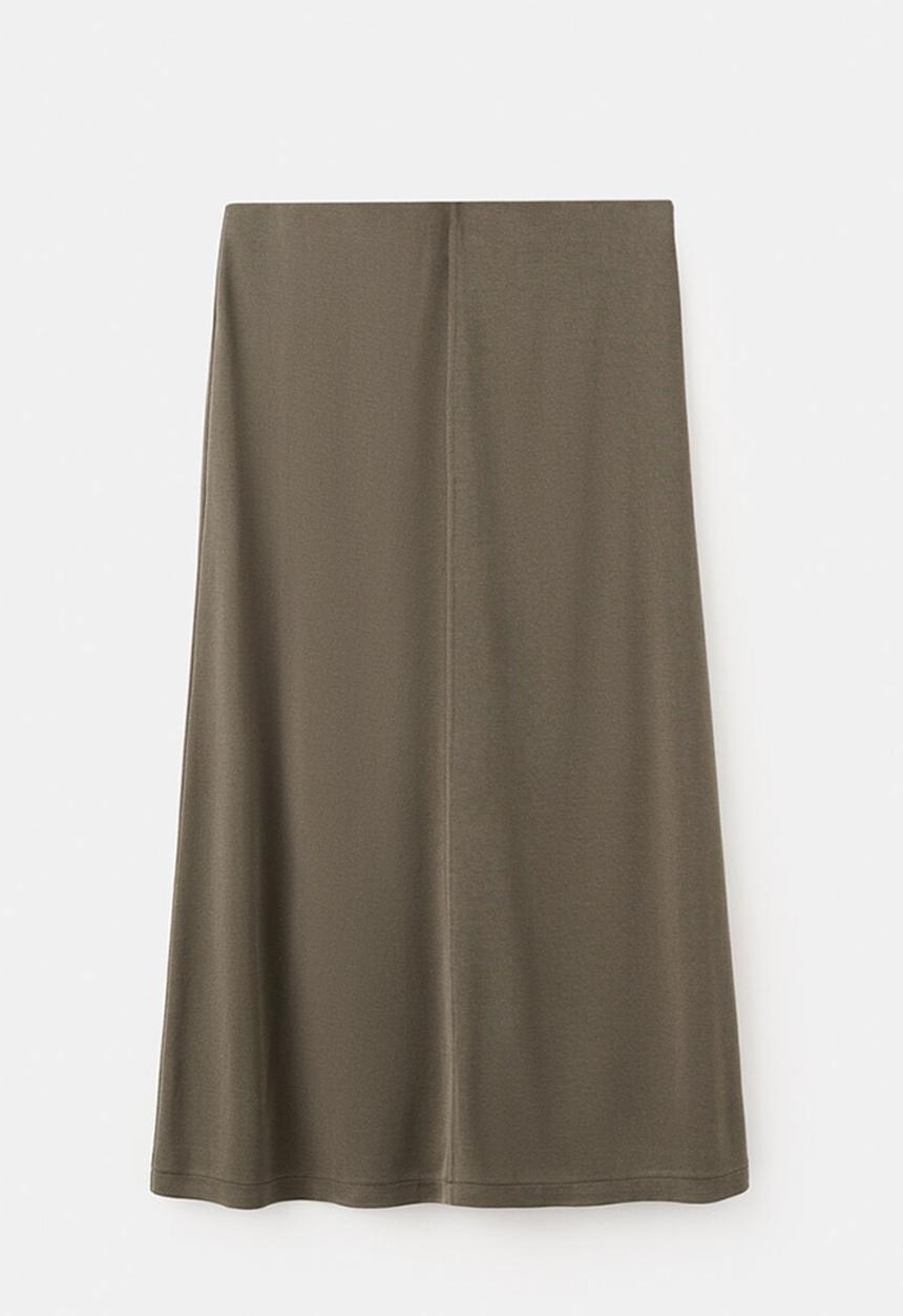 MANGO - Skirt tristan - khaki