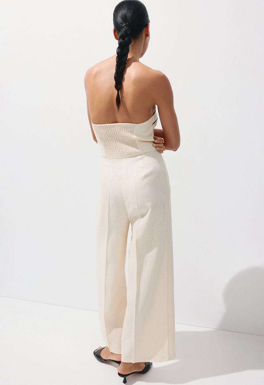 MANGO - Jumpsuit corso - light beige