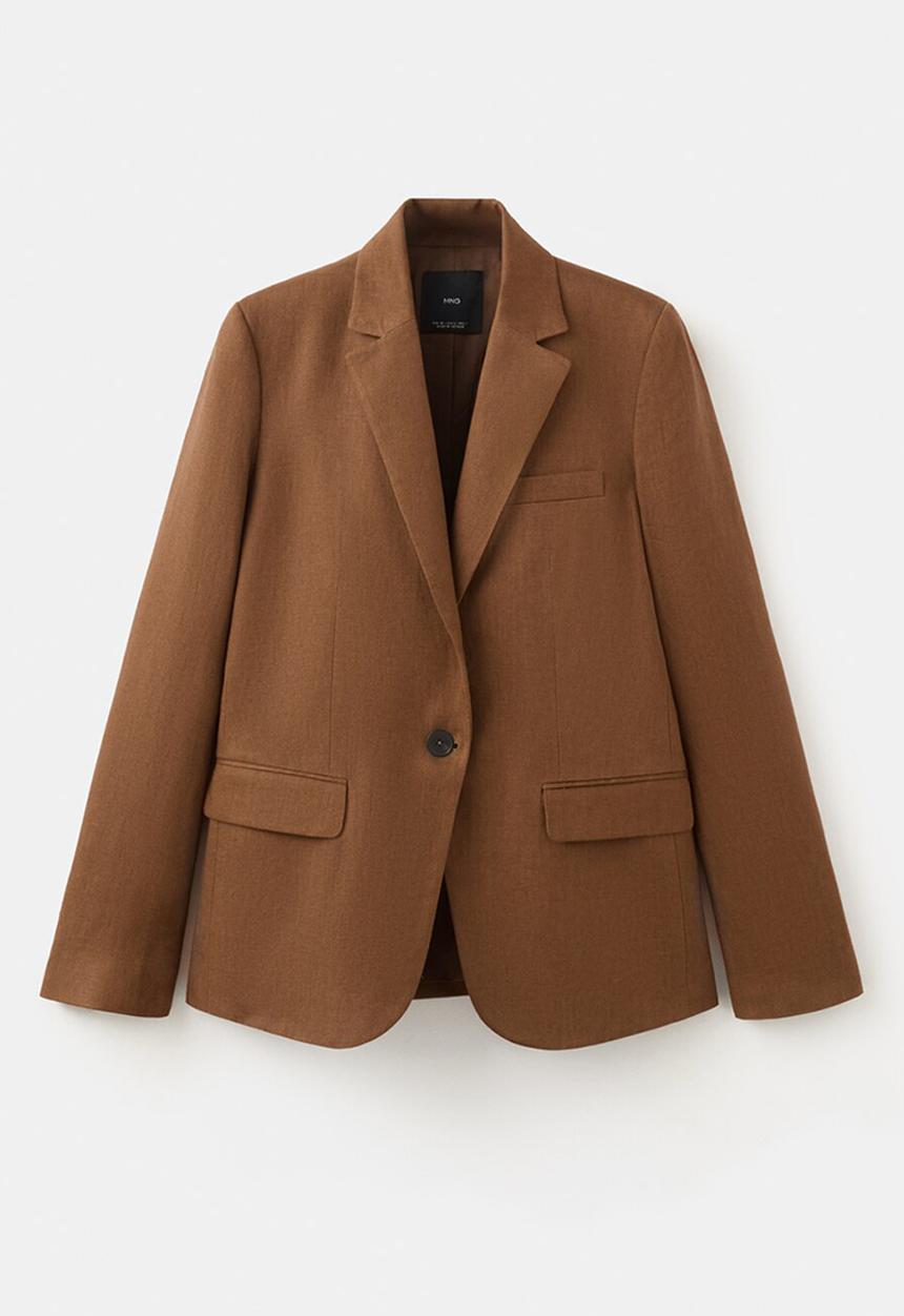 MANGO - Plus blazer boreli - brown
