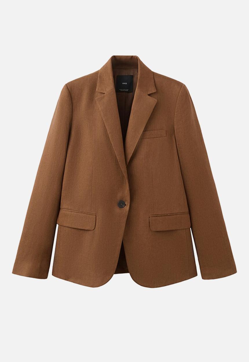 MANGO - Plus blazer boreli - brown