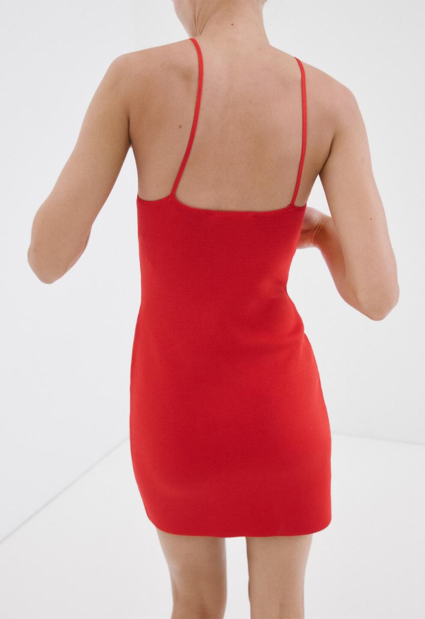 MANGO - Dress espeji - red