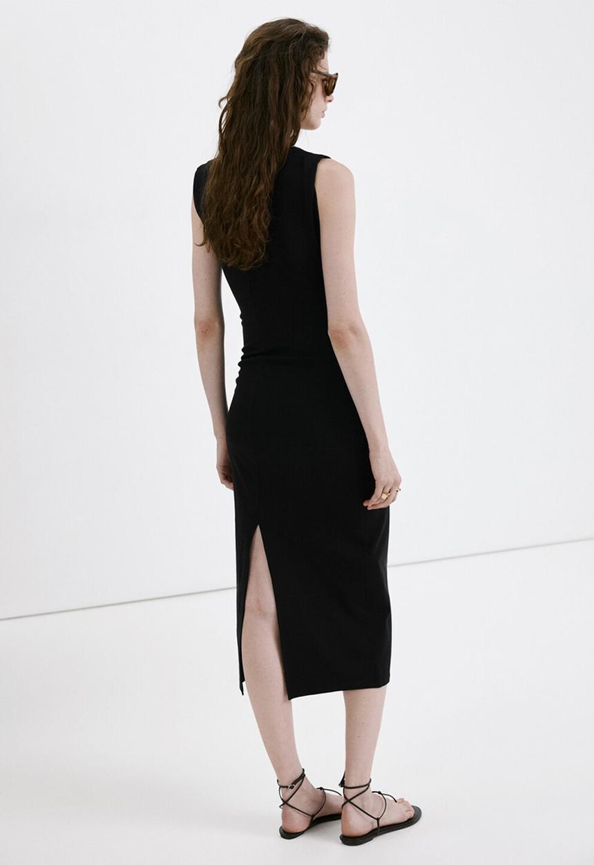 MANGO - Dress jumi - black