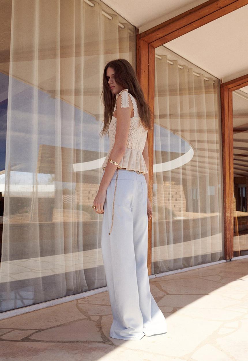 MANGO - Top amelie - light beige