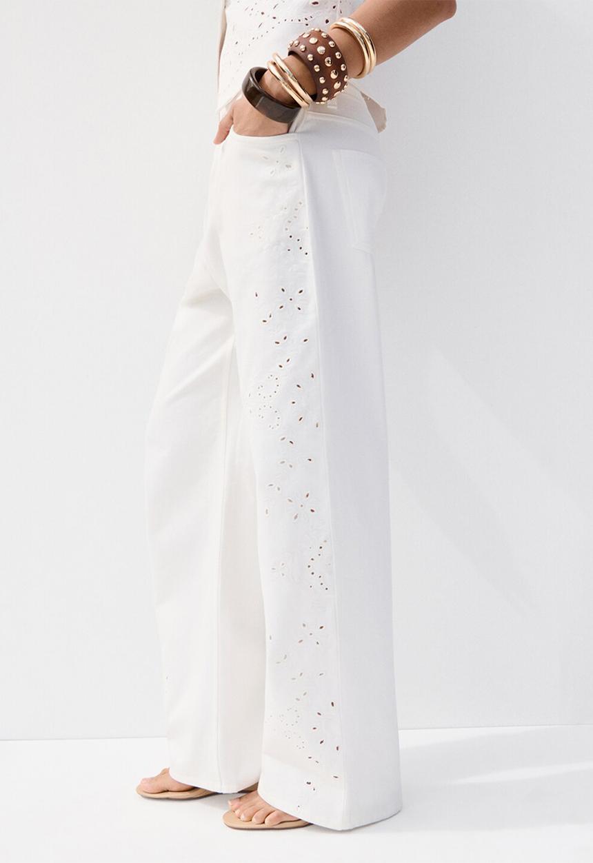 MANGO - Jeans joana - white