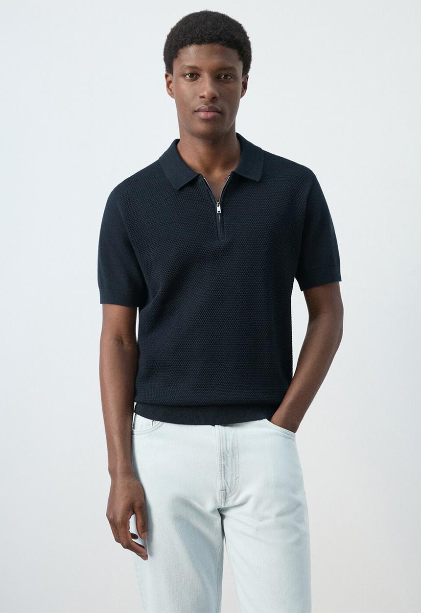 MANGO - Poloshirt Canario - Navy