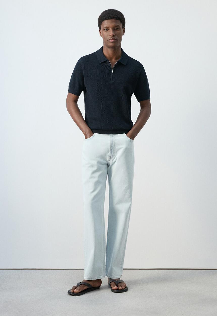 MANGO - Poloshirt Canario - Navy