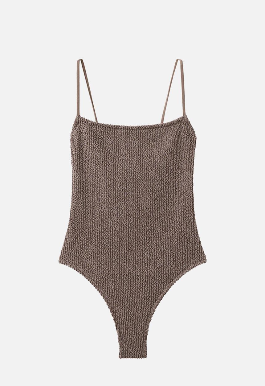 MANGO - Swimsuit ocean- light/pastel brown