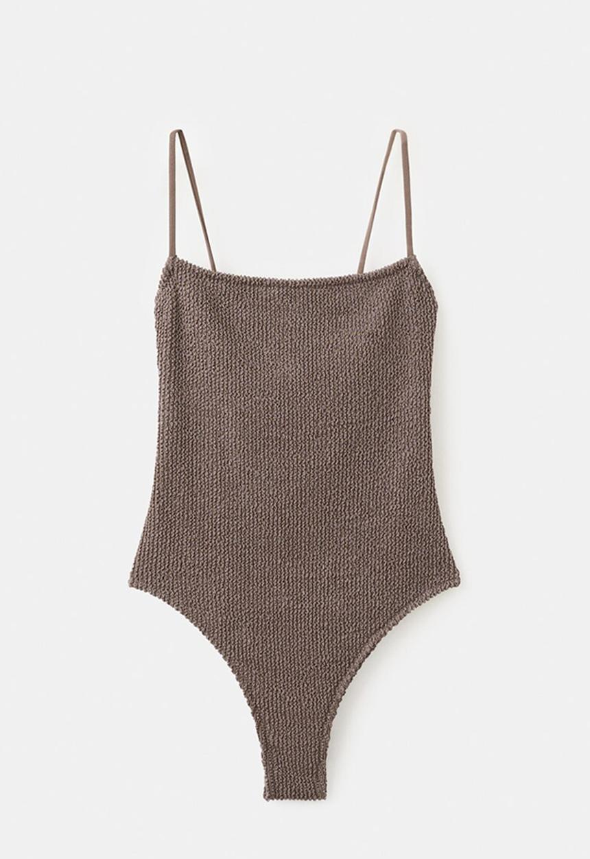 MANGO - Swimsuit ocean- light/pastel brown