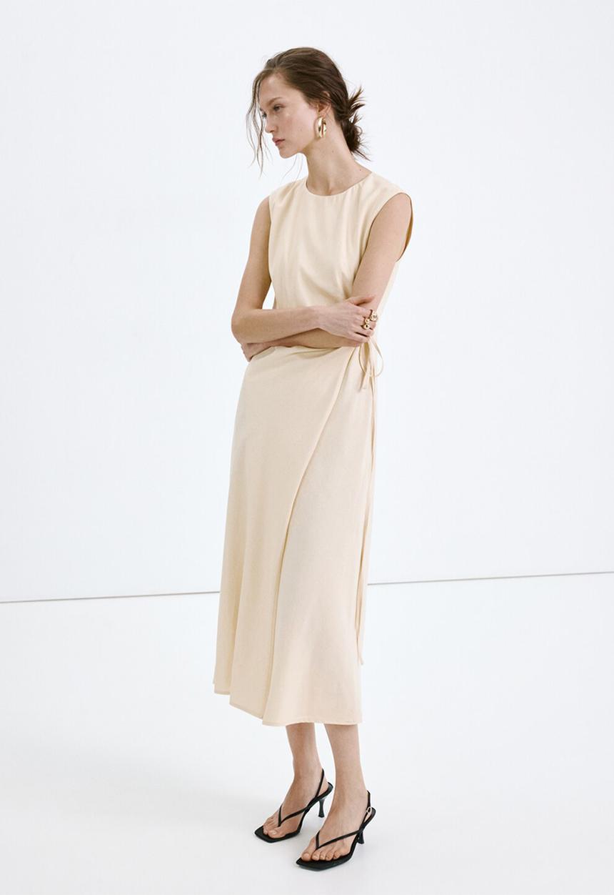 MANGO - Dress sieni - light beige