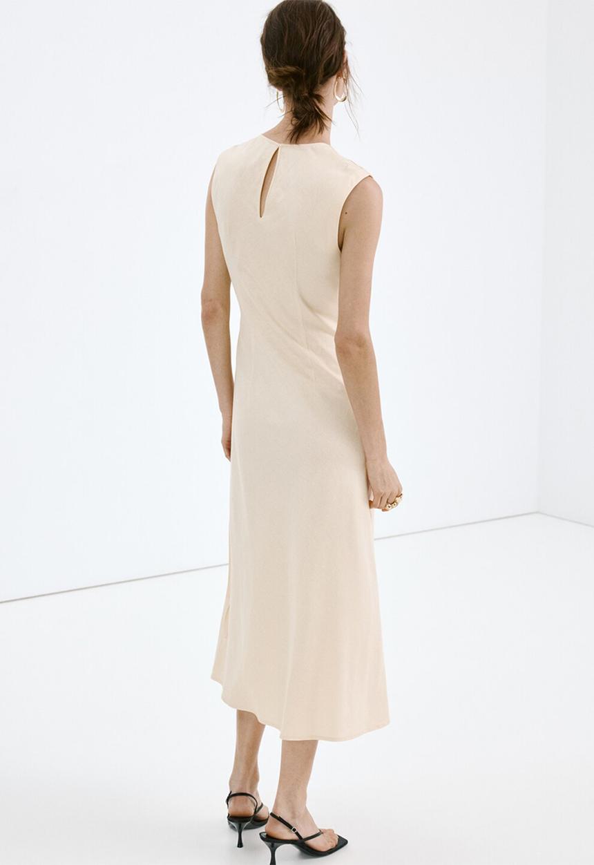 MANGO - Dress sieni - light beige