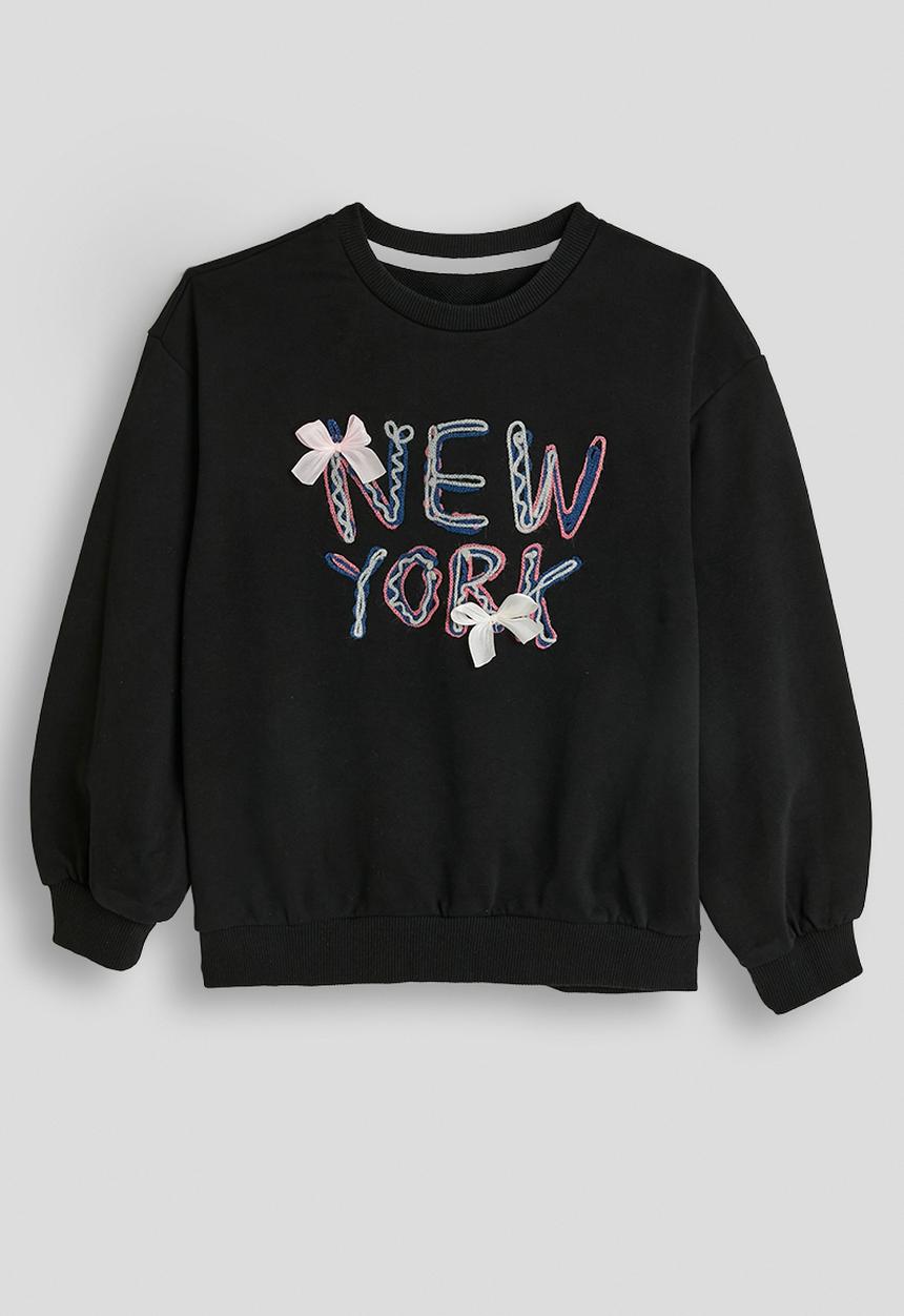 Pop Candy - Slogan sweater - black / new york