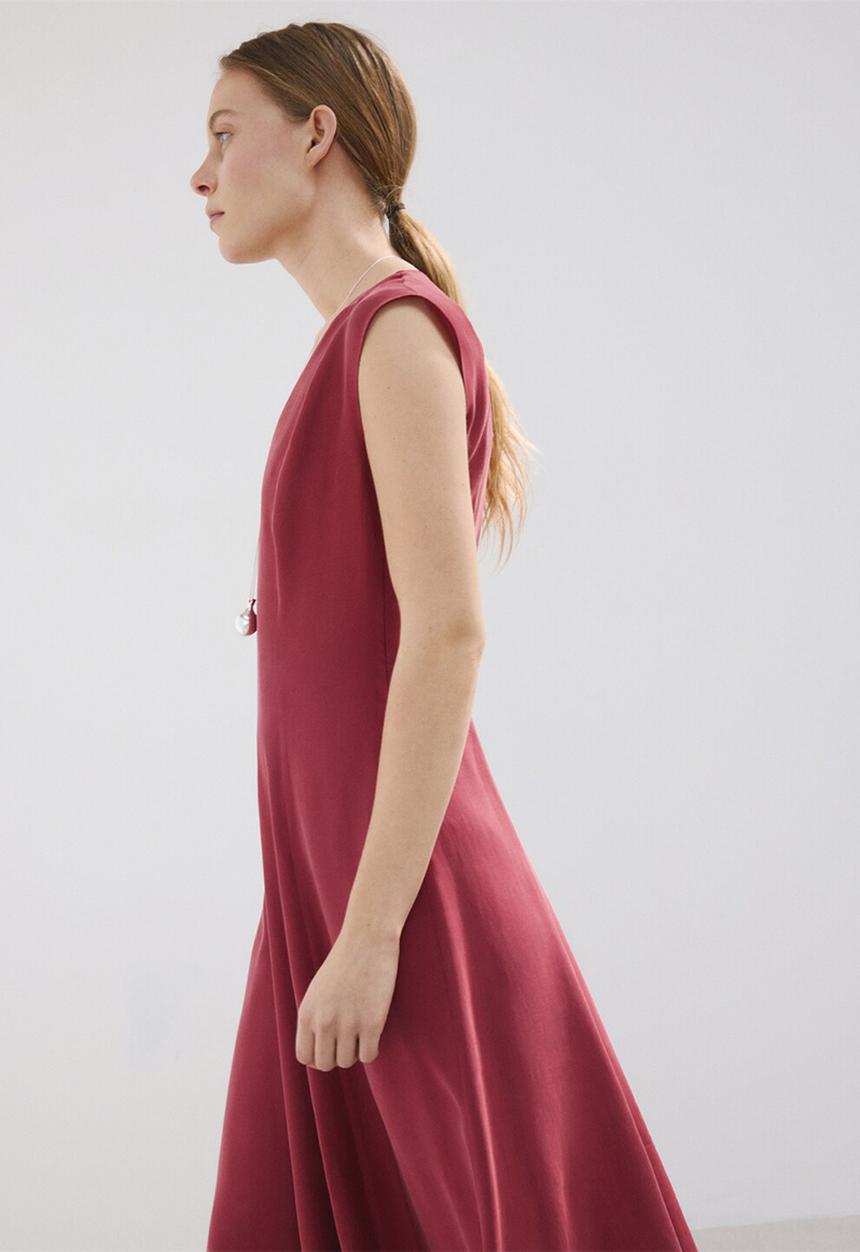 MANGO - Dress pascual - medium orange