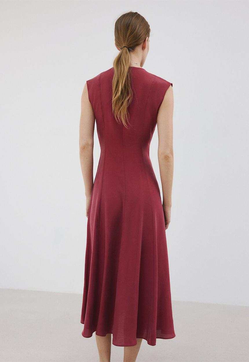 MANGO - Dress pascual - medium orange