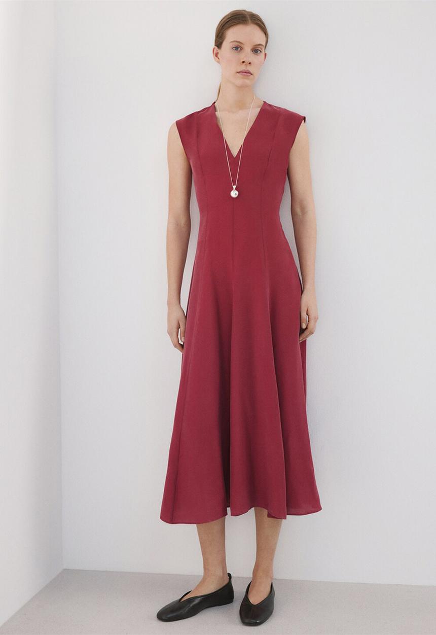MANGO - Dress pascual - medium orange