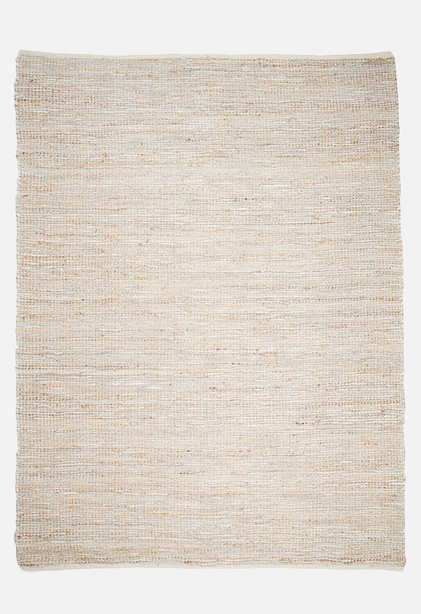 Sixth Floor - Hemp & leather rug