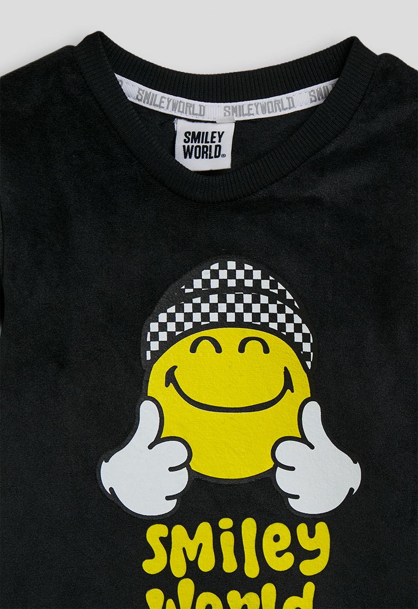 Pop Candy - Smiley World pj set - black