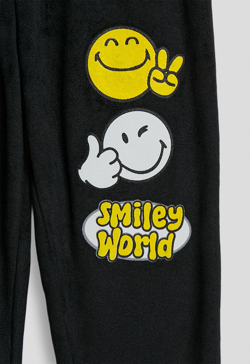 Pop Candy - Smiley World pj set - black