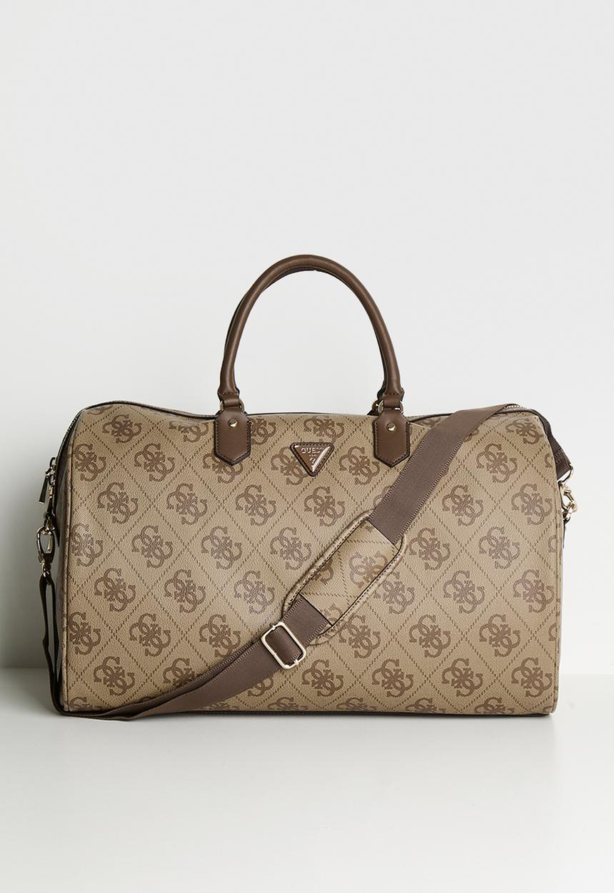 GUESS - Berta weekender duffle - latte logo