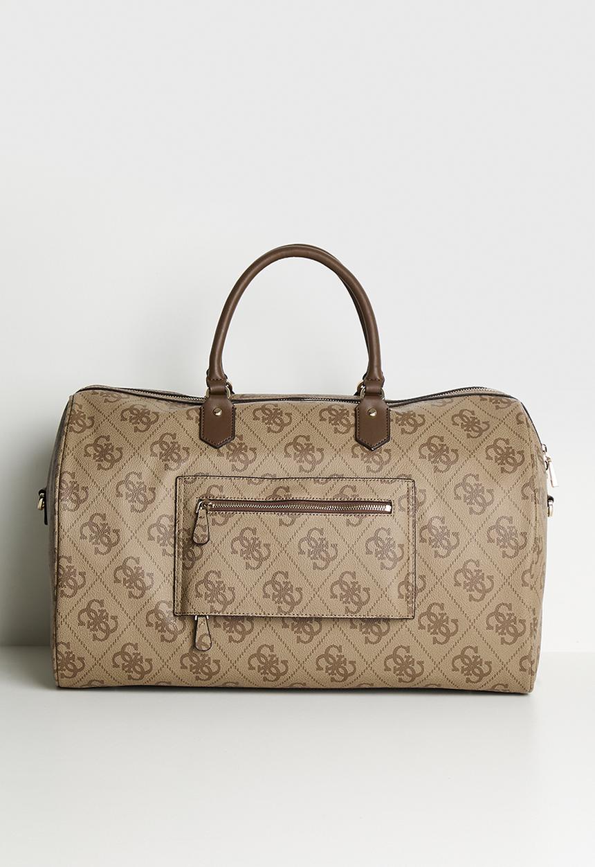 GUESS - Berta weekender duffle - latte logo