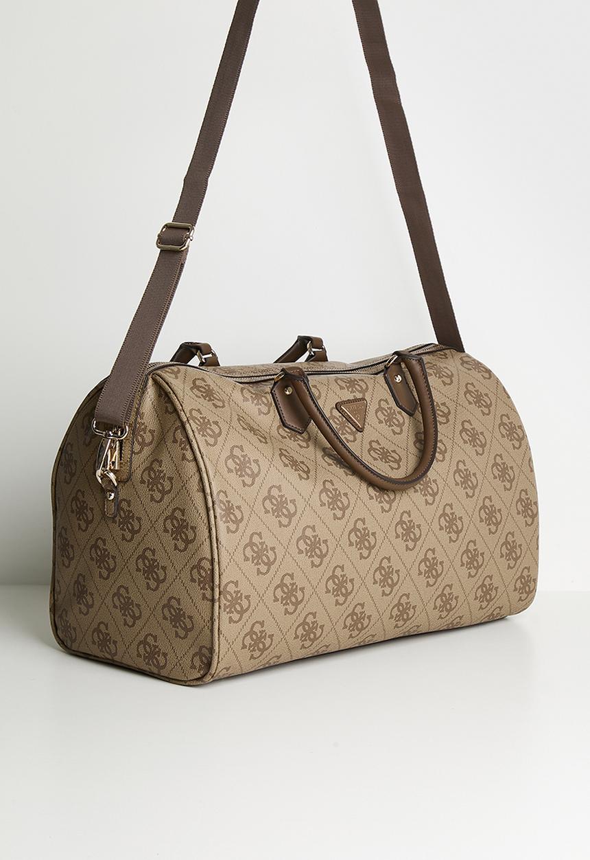 GUESS - Berta weekender duffle - latte logo