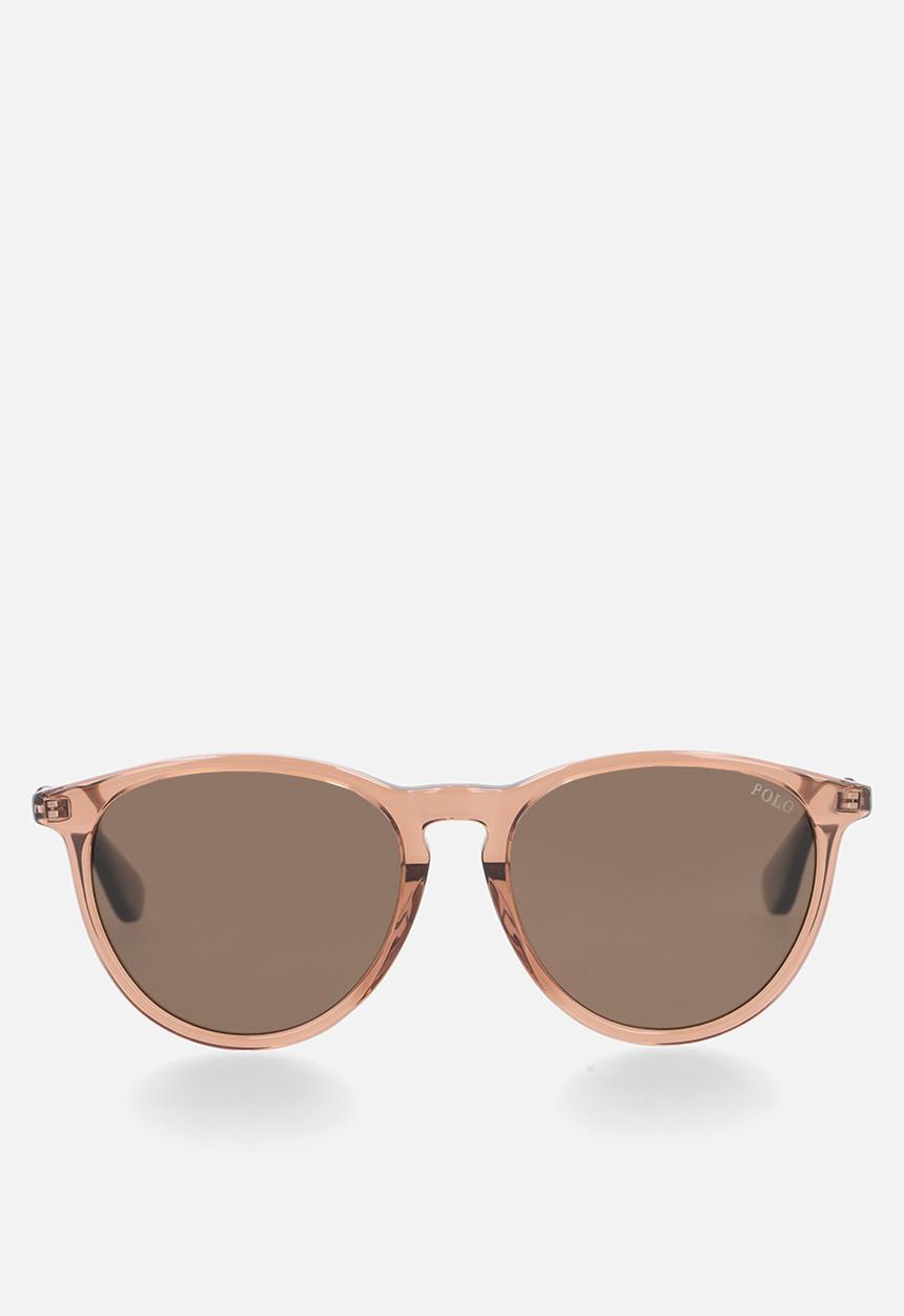 POLO - Round Shape Sunglasses 53 mm - Crystal Brown