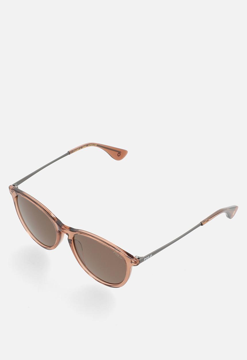 POLO - Round Shape Sunglasses 53 mm - Crystal Brown