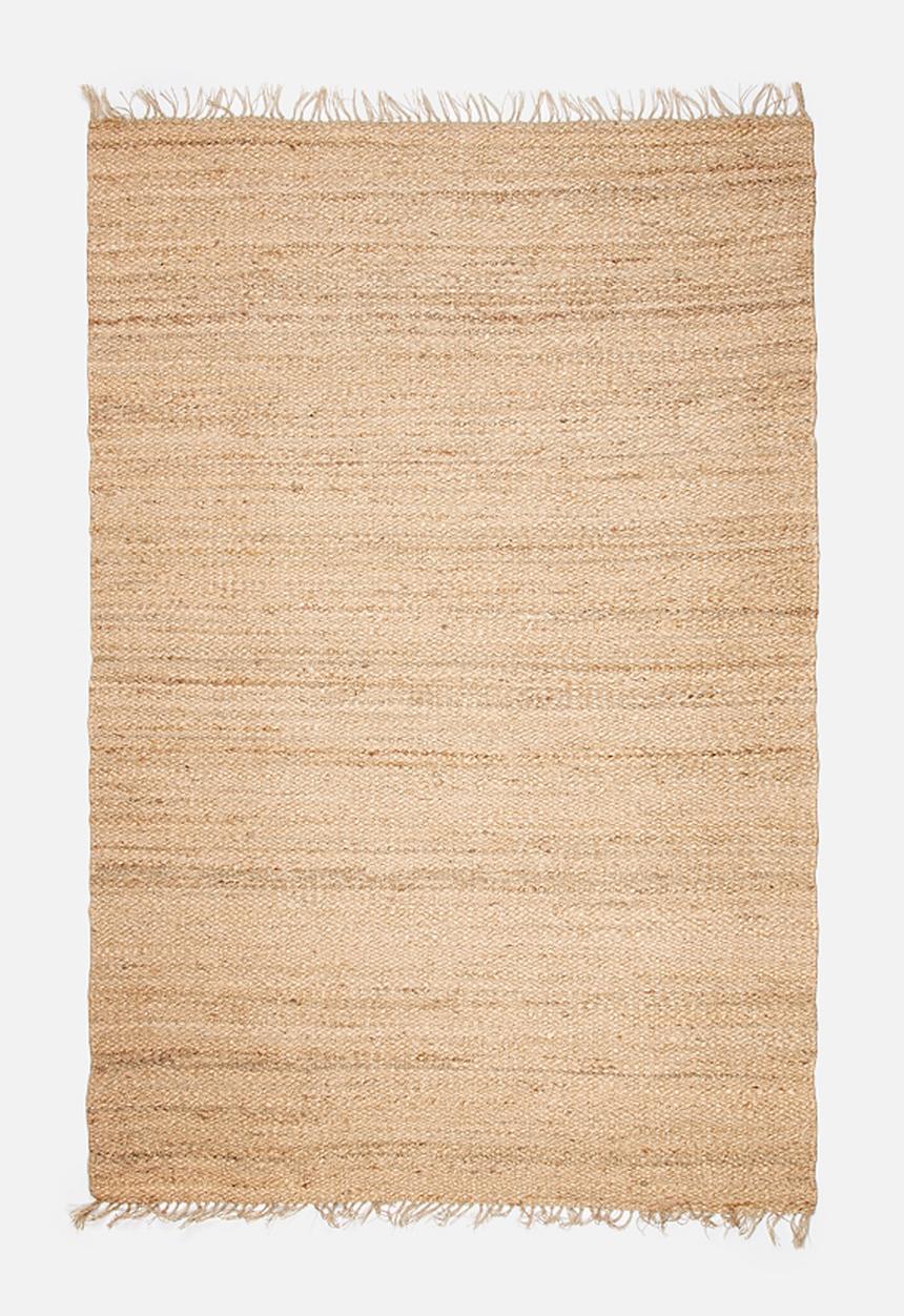 Sixth Floor - Jute plain rug - natural