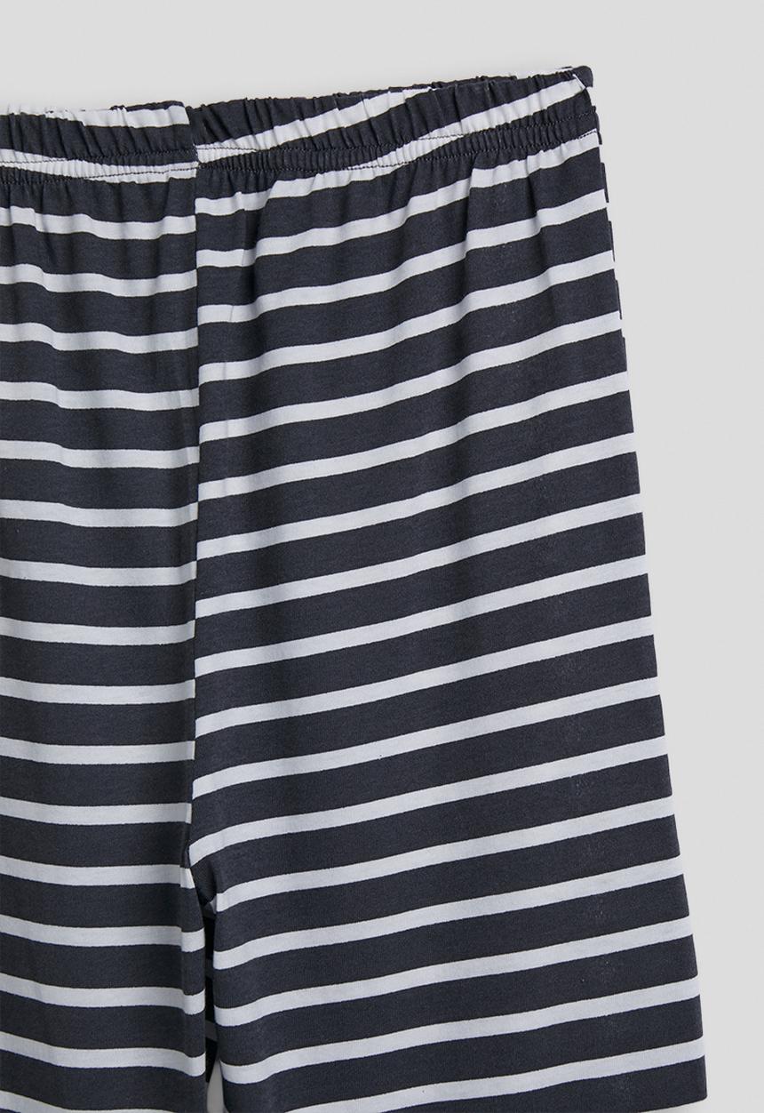 Pop Candy - Pj set - black/charcoal stripe