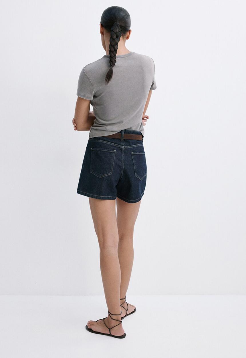 MANGO - SHORTS ZOEY - Open Blue