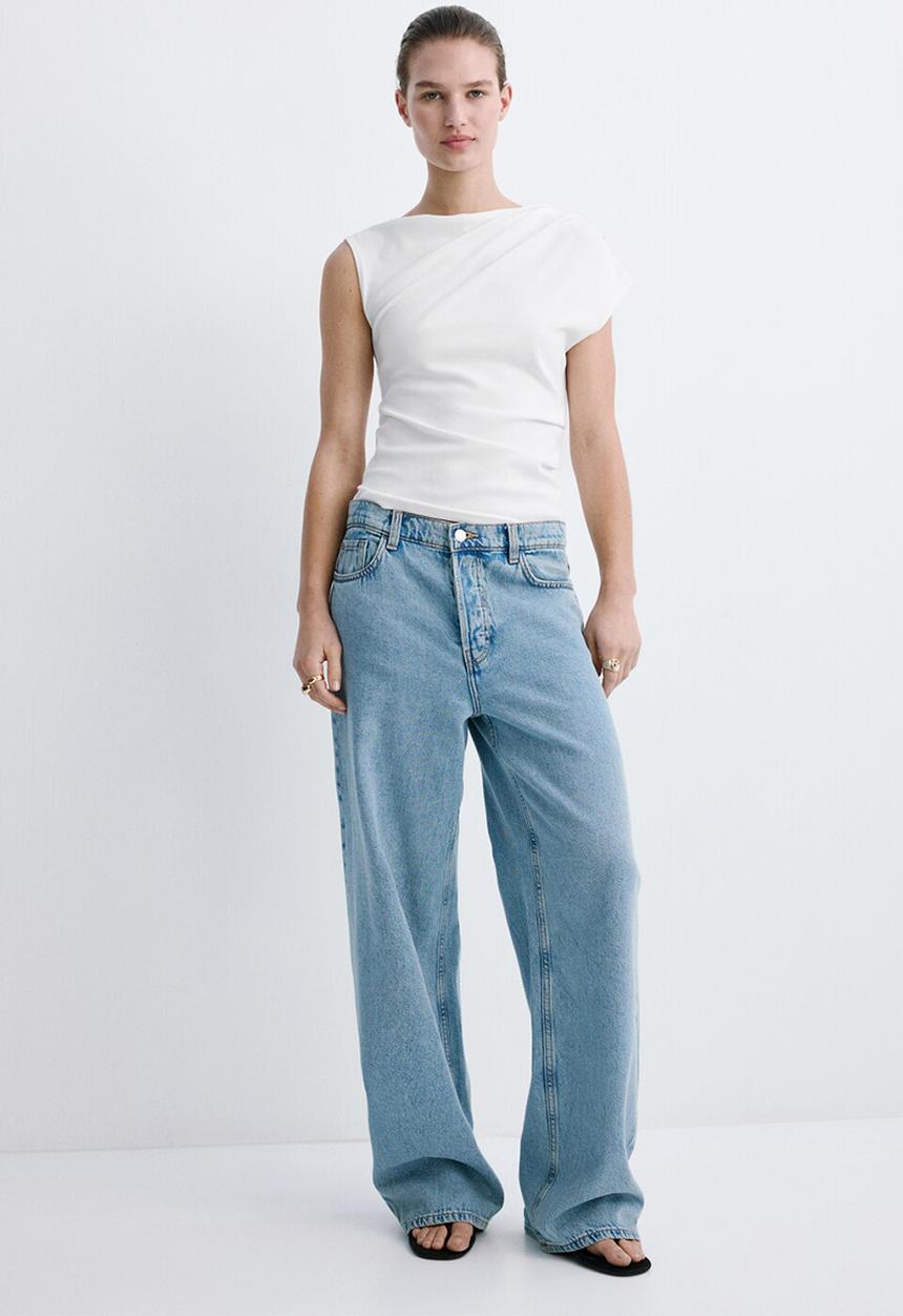 MANGO - T-shirt juline - white