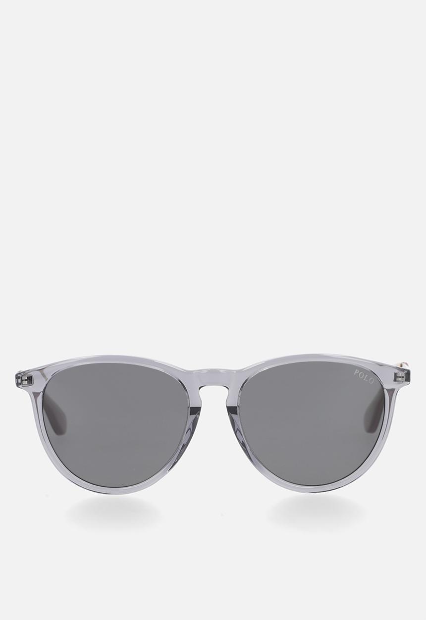 POLO - Round Shape Sunglasses 53 mm - Crystal Blue