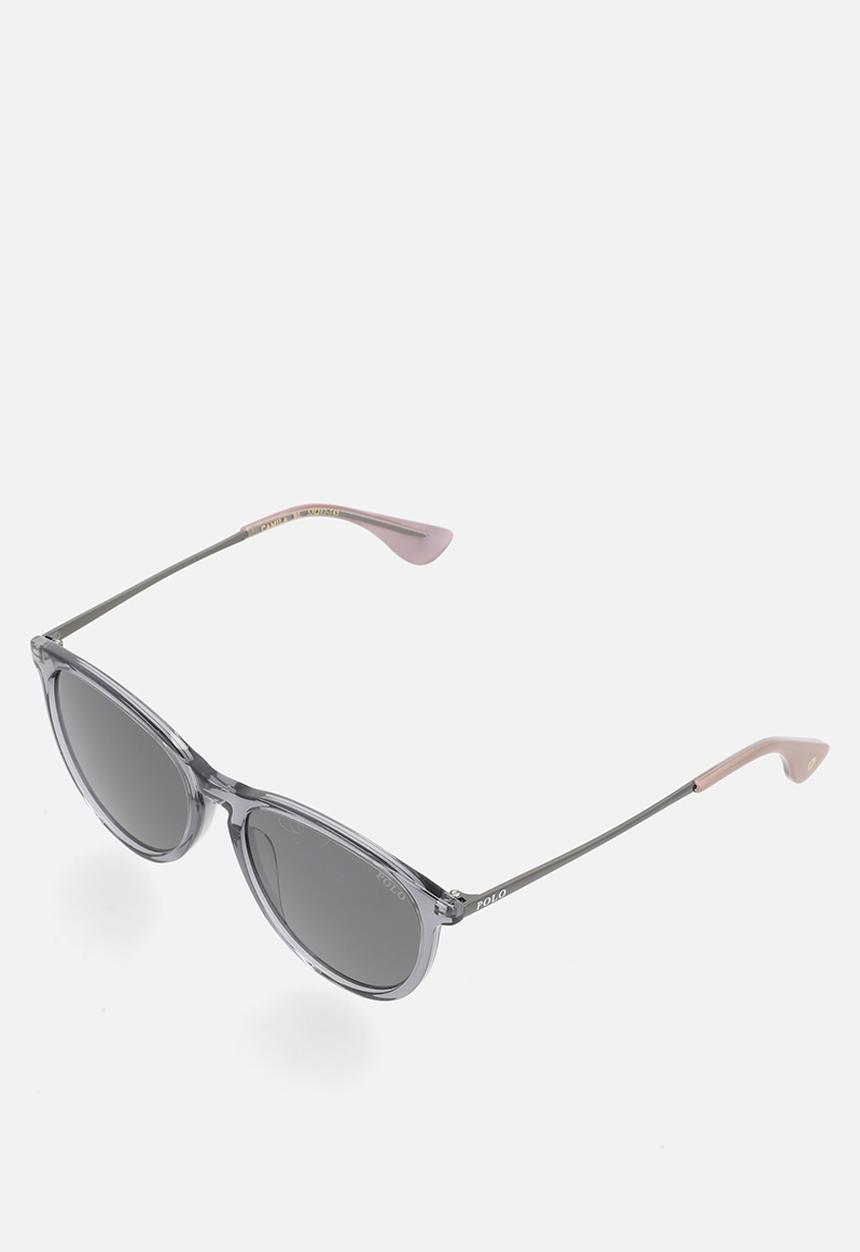 POLO - Round Shape Sunglasses 53 mm - Crystal Blue