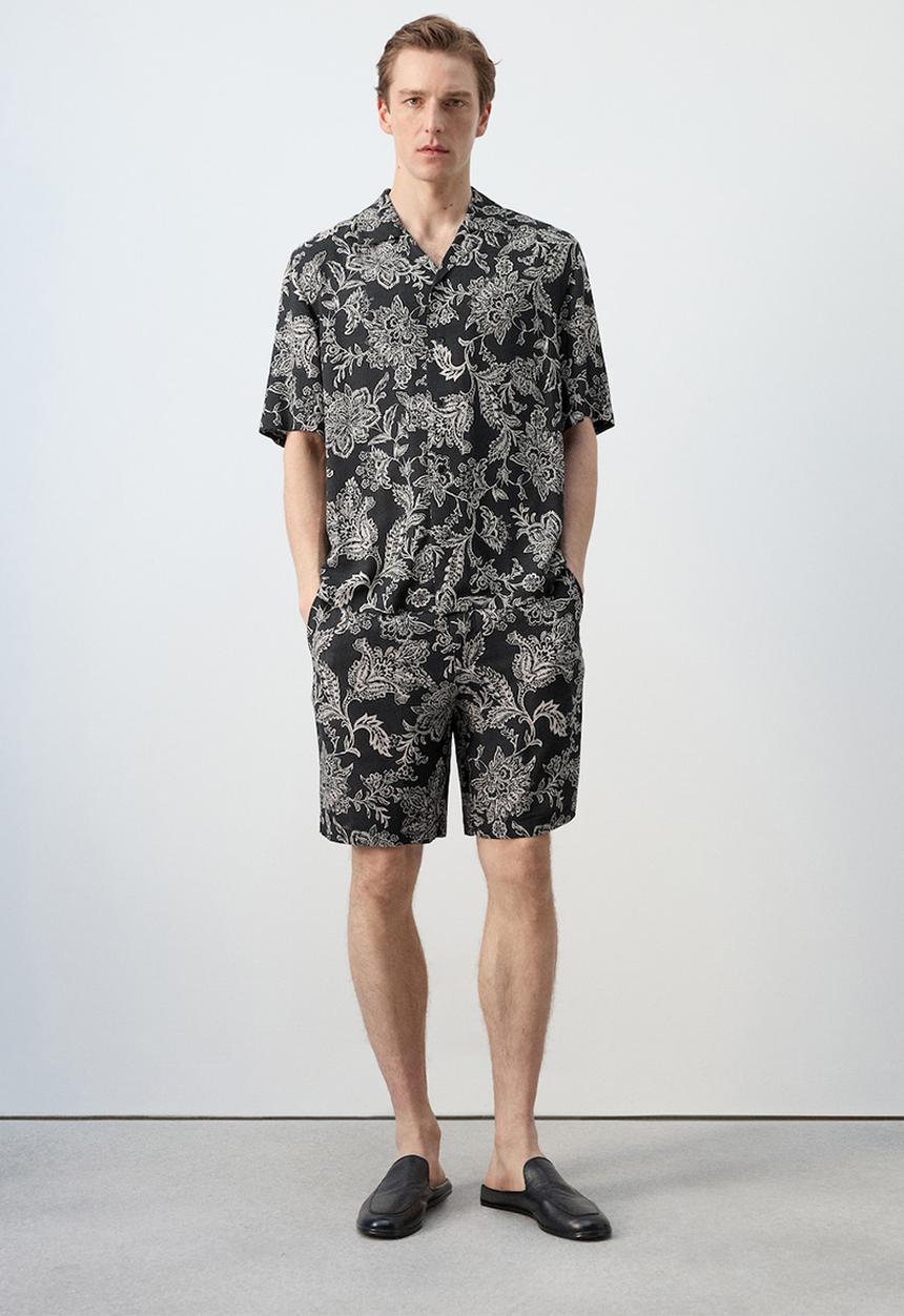 MANGO - Bermudas Opium - Black