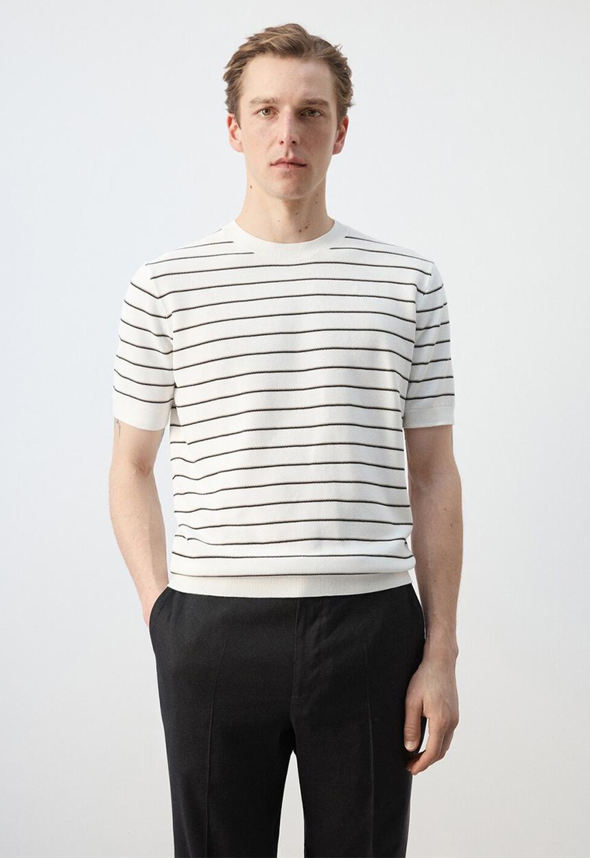 MANGO - T-Shirt Vela - Offwhite