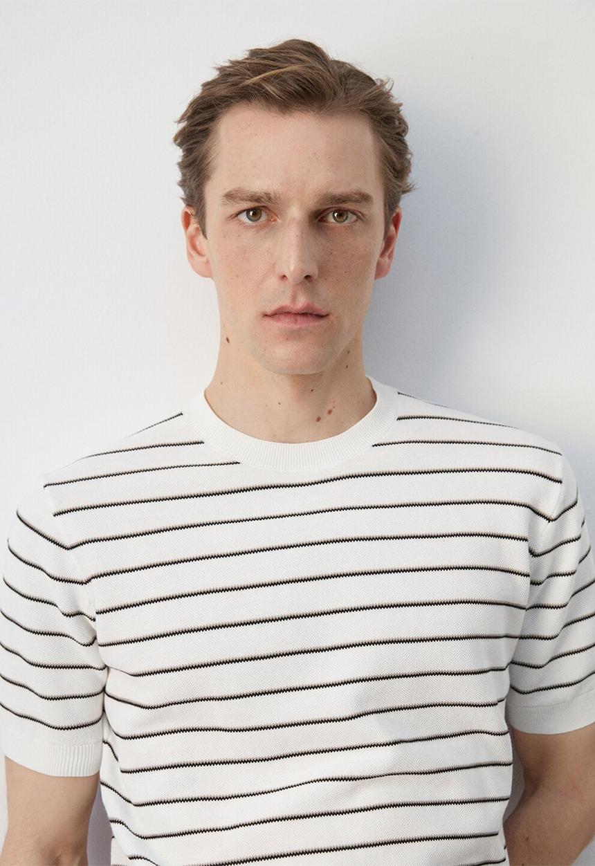 MANGO - T-Shirt Vela - Offwhite