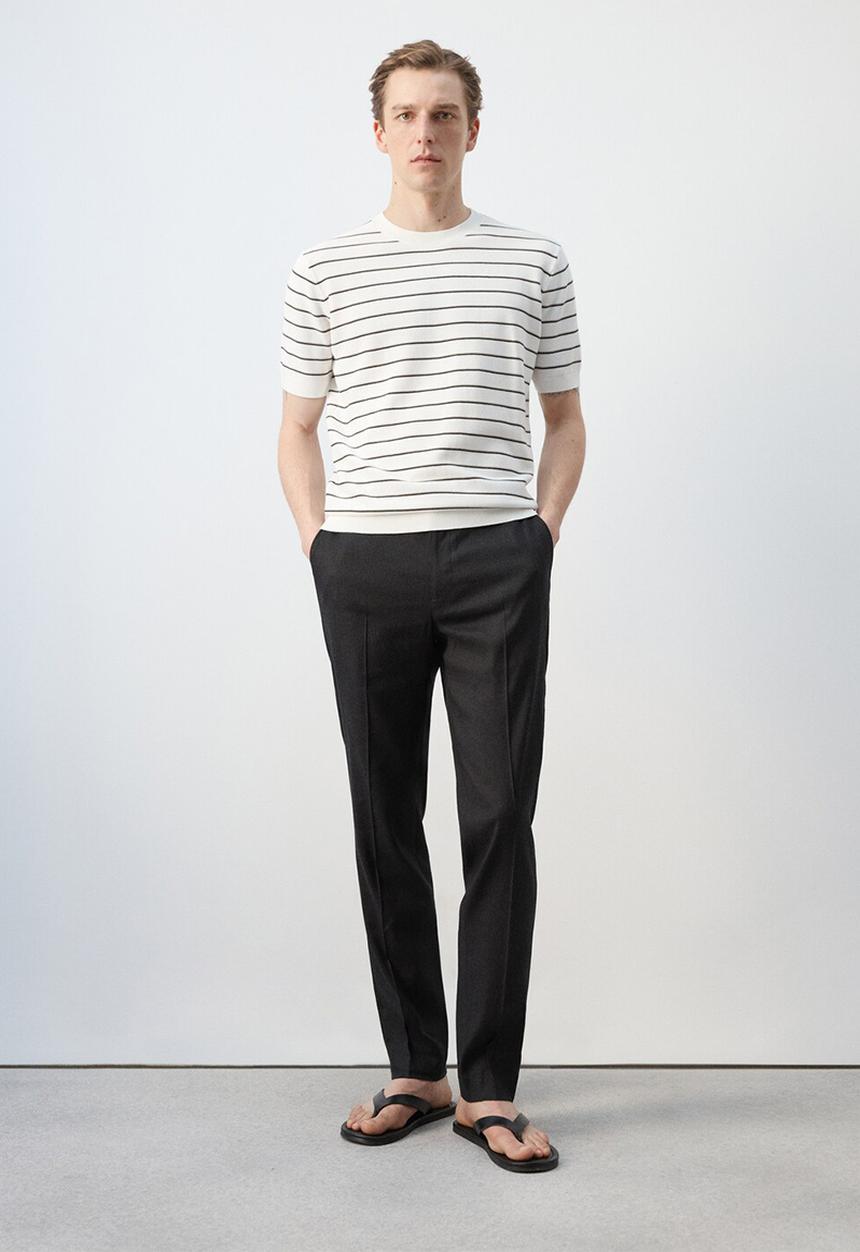 MANGO - T-Shirt Vela - Offwhite
