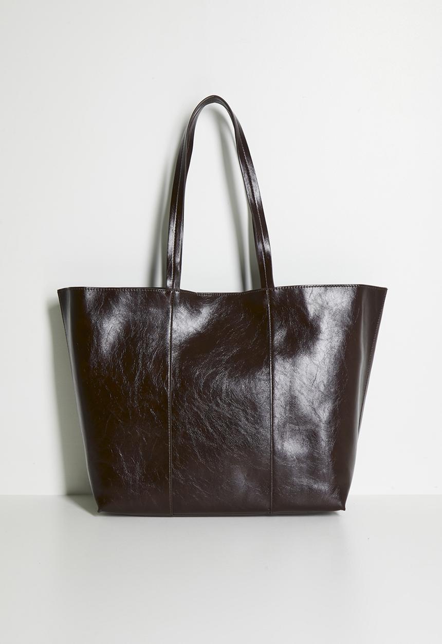 MANGO - Bag g oliver - dark brown