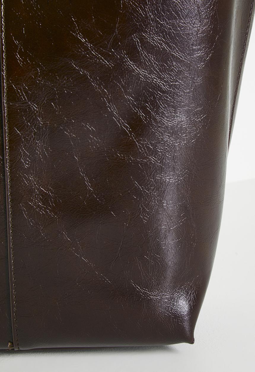 MANGO - Bag g oliver - dark brown