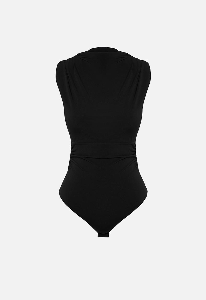 Trendyol - Knitted Bodysuit Fitted - Black