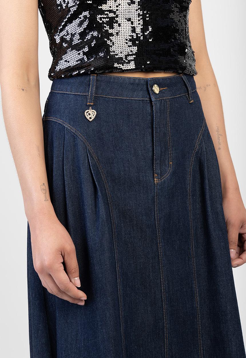 SISSY BOY - Cally Denim Skirt - Forever Blue