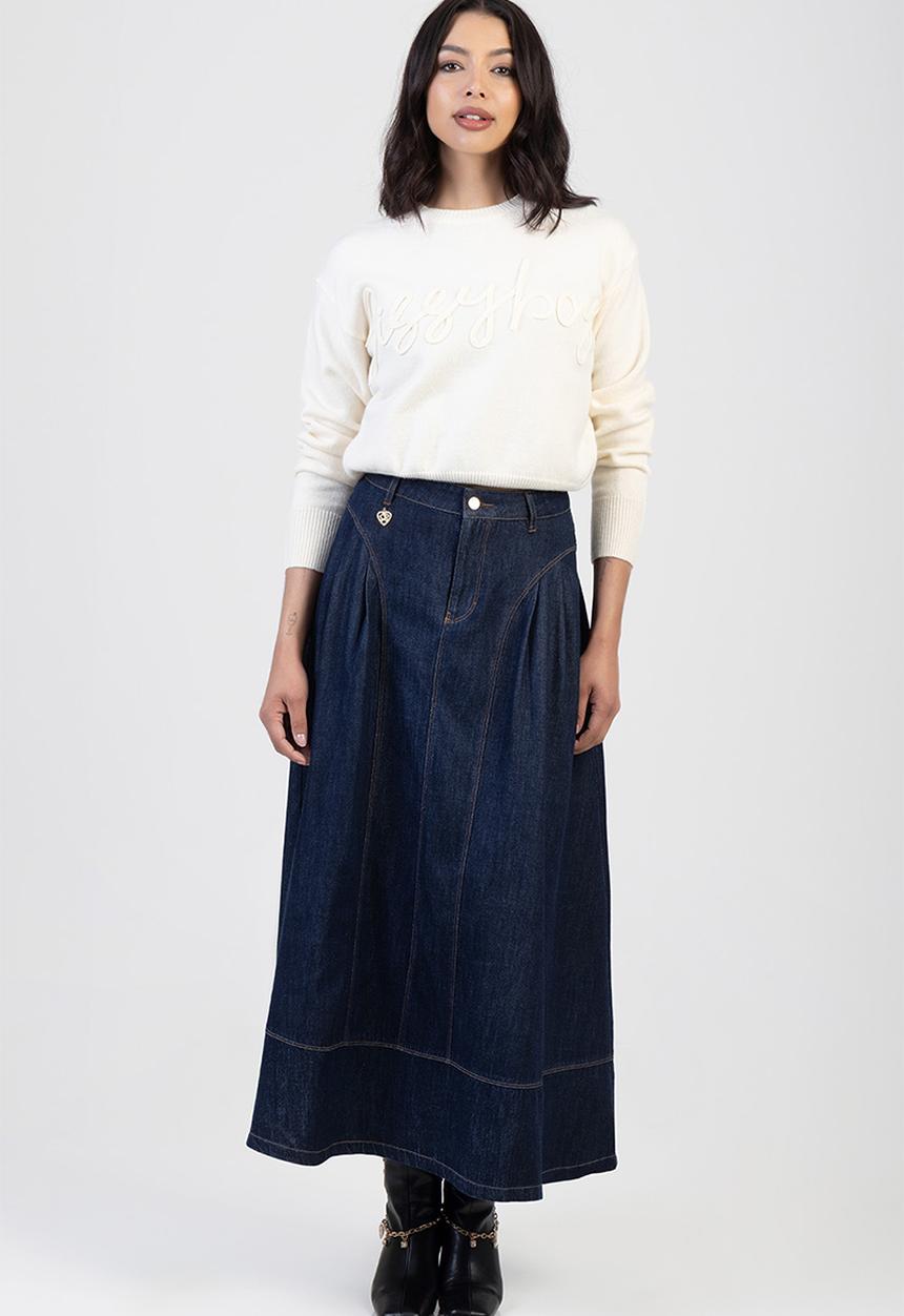 SISSY BOY - Cally Denim Skirt - Forever Blue