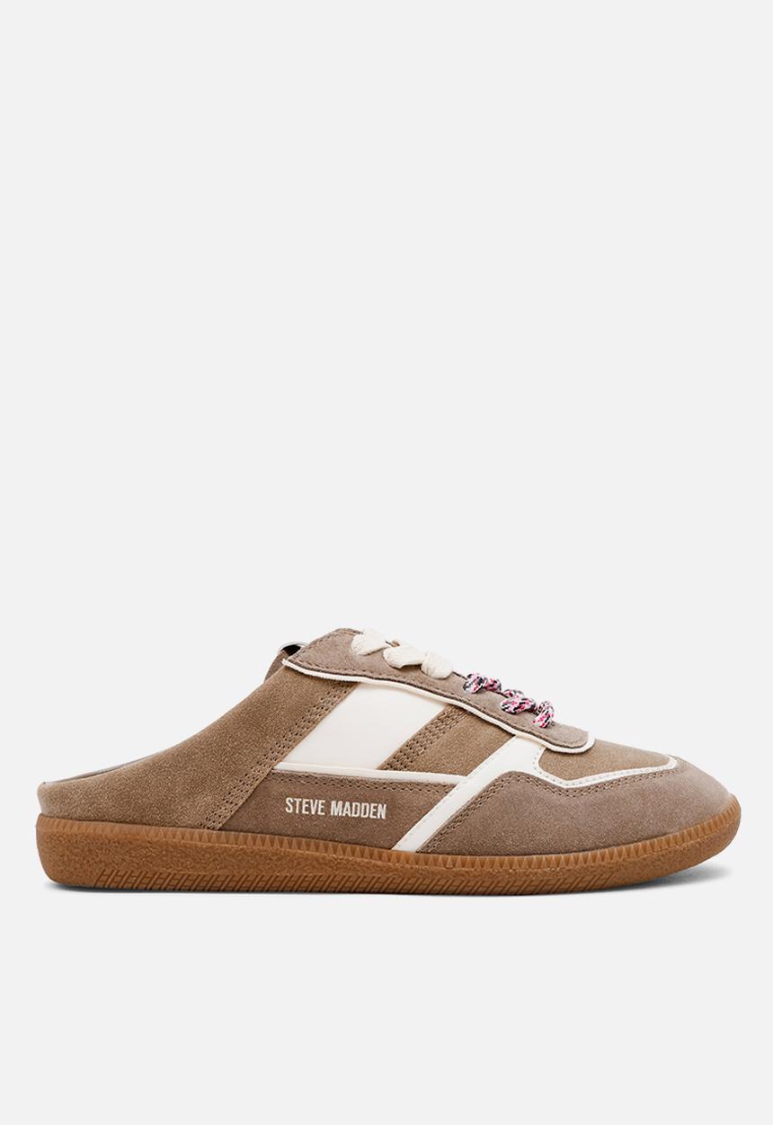 Steve Madden - Augustina sneaker - taupe/wht sue