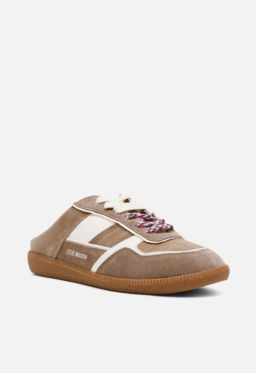Steve Madden - Augustina sneaker - taupe/wht sue