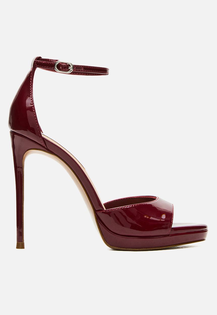 Steve Madden - Wiley heel - wine patent