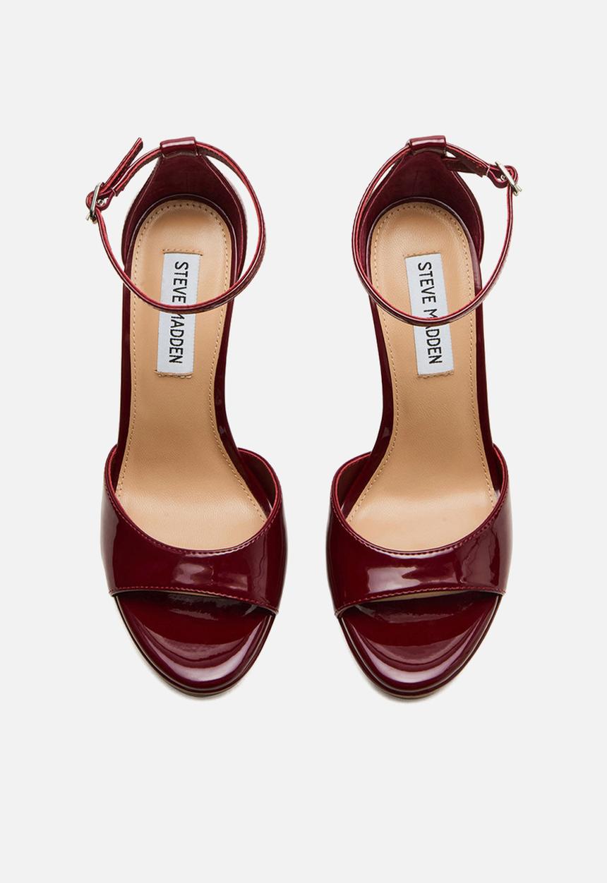 Steve Madden - Wiley heel - wine patent